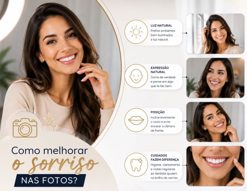 Como melhorar o sorriso nas fotos?