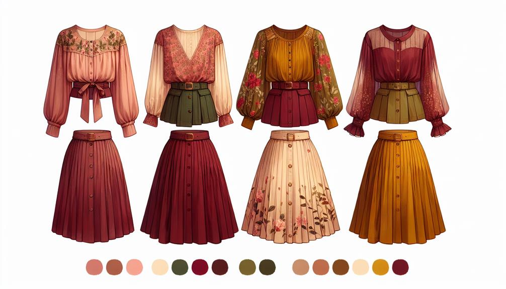 combina o de blusa marsala